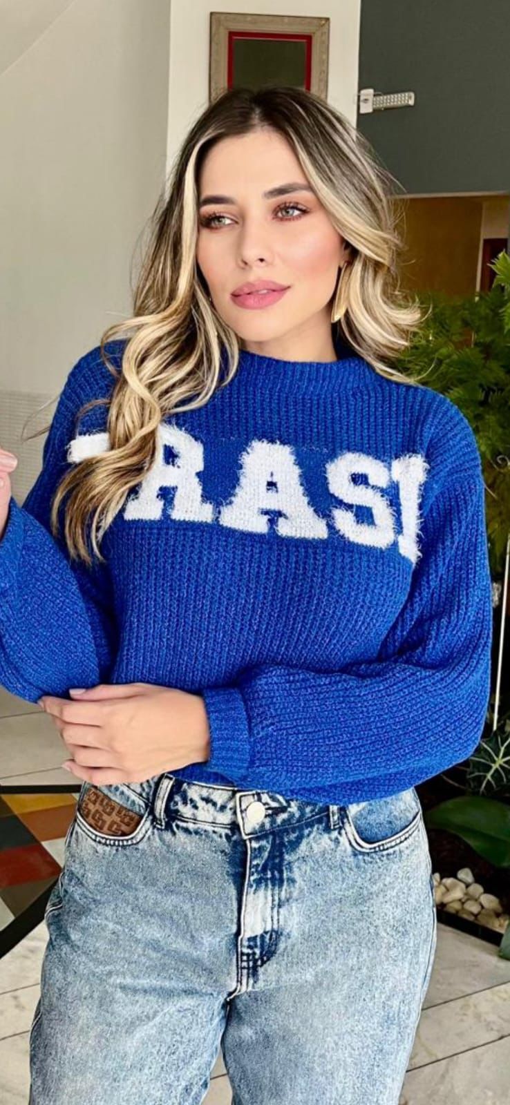 Blusa azul