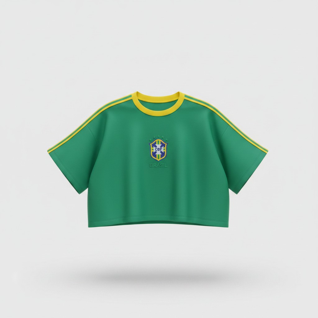 Cropped Brasil Verde