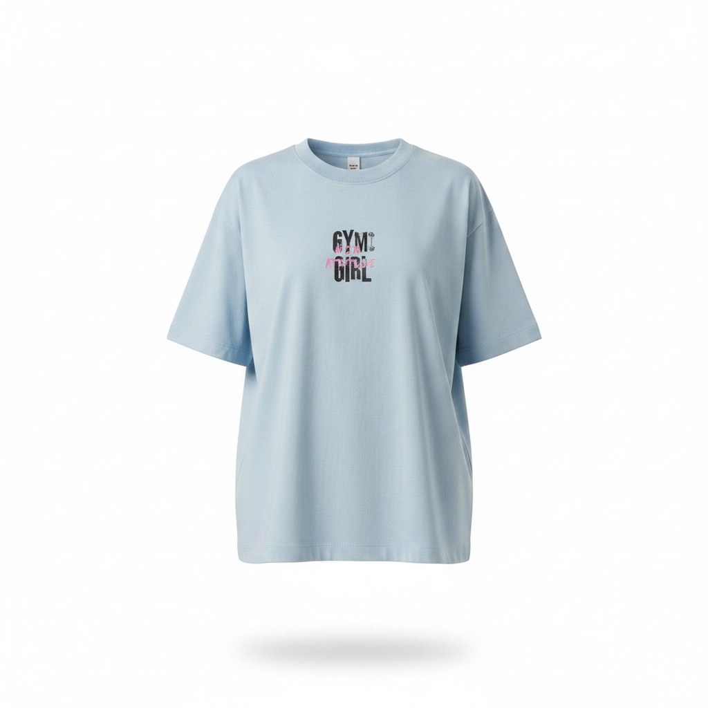 Oversized ANTI TREINO FOFO AZUL CLARO 