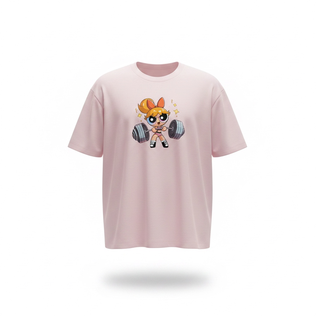 Oversized FLORZINHA ROSA CALRO 