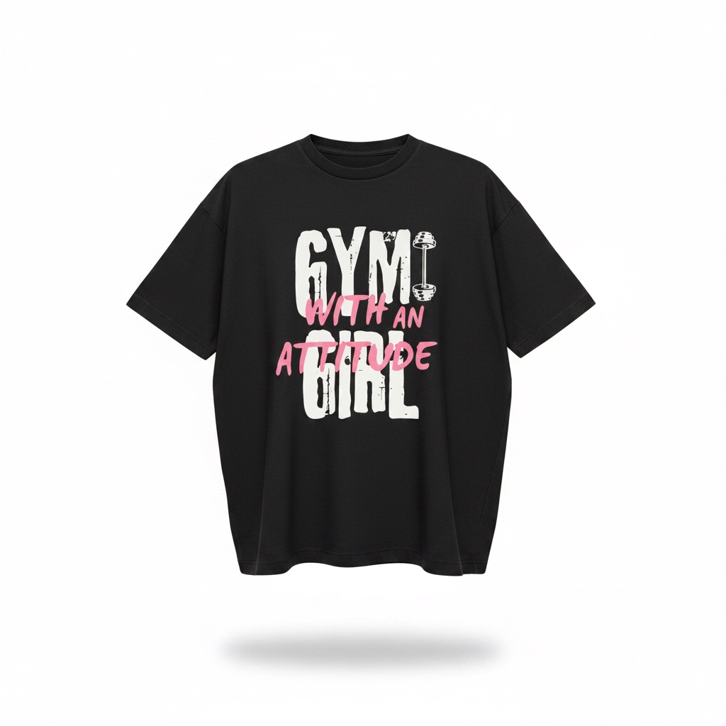 Oversized GYM Preta 