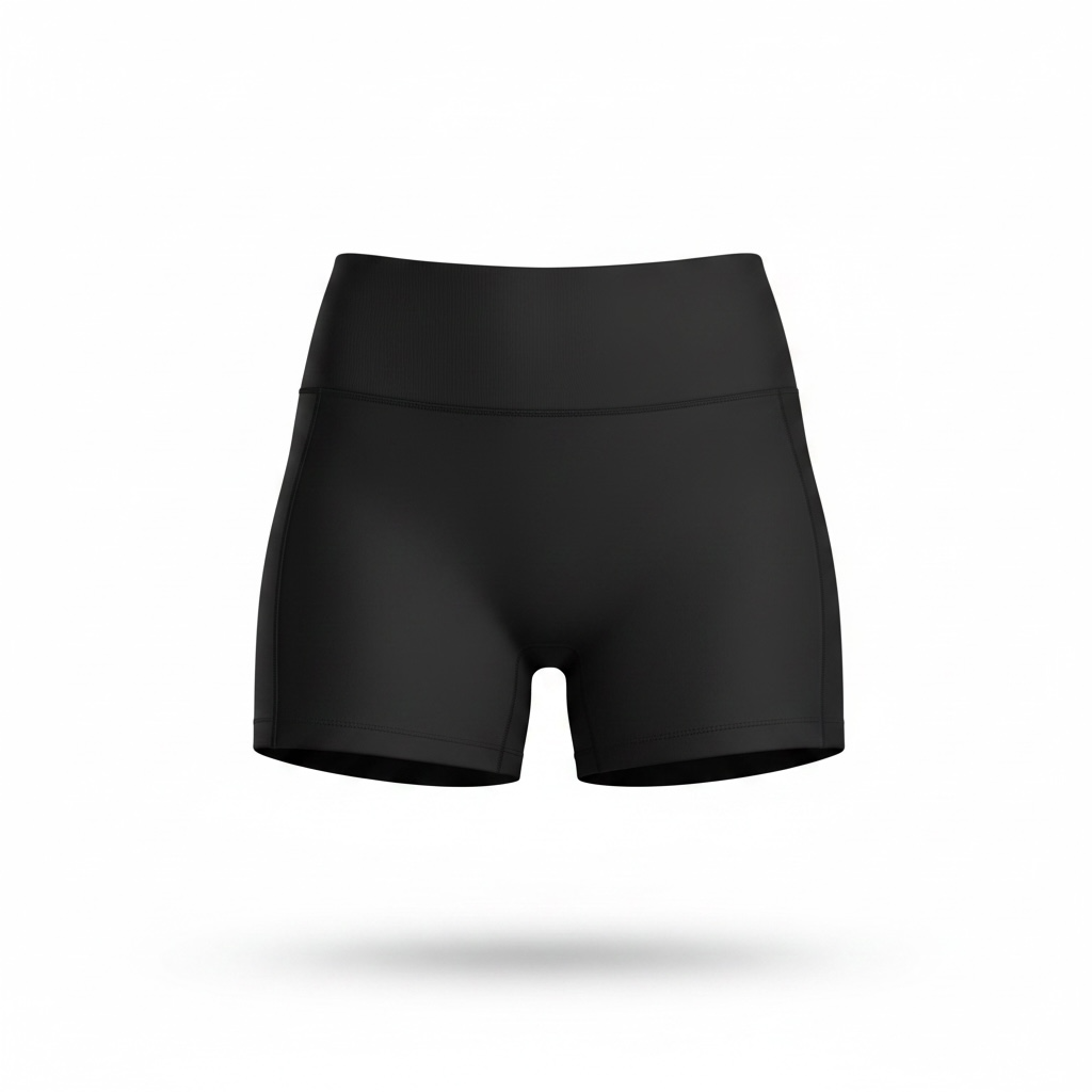 Short Poliamida Preto 